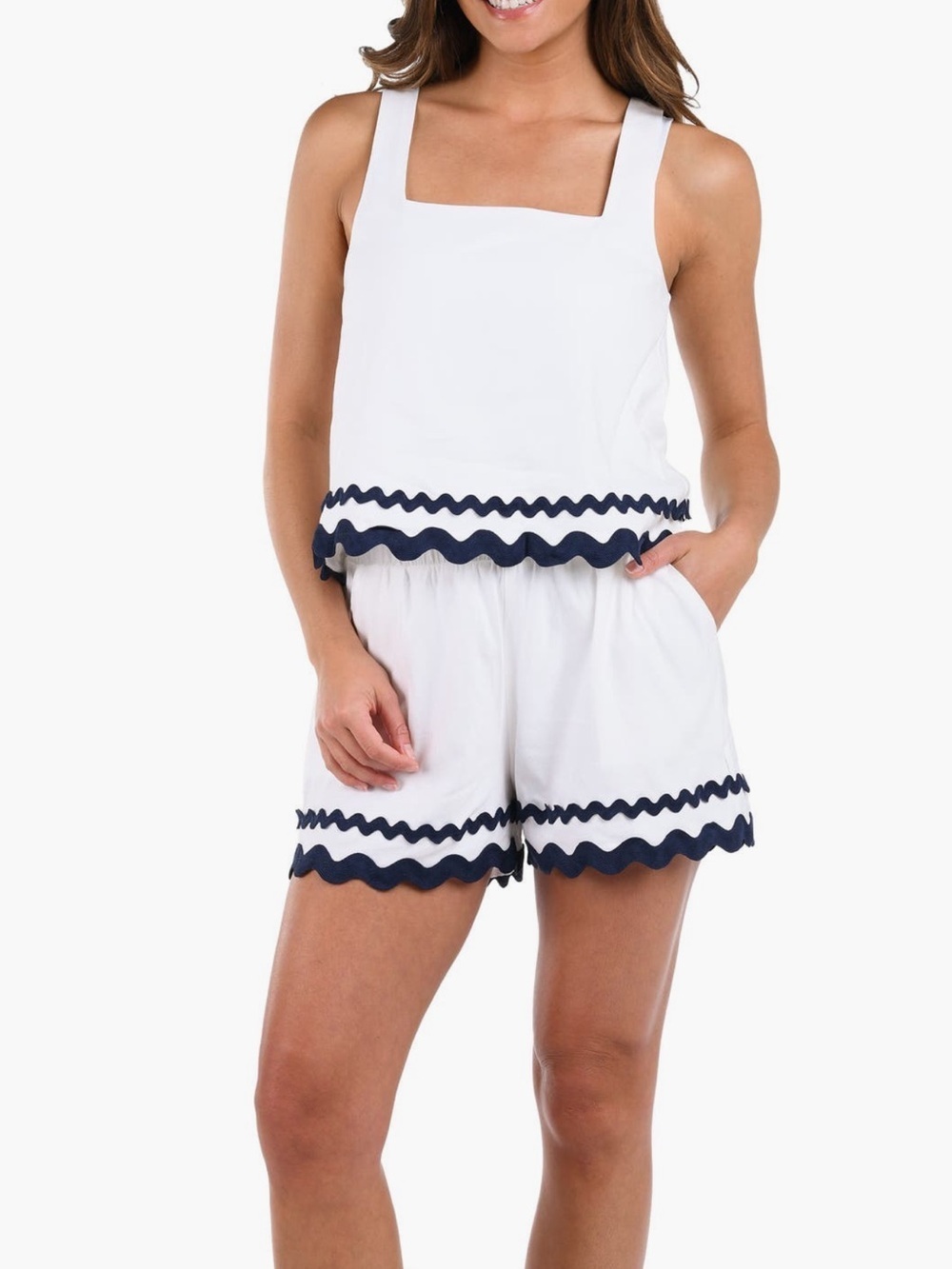 La Blanca Poolside Square Neck CoverUp Tank Top